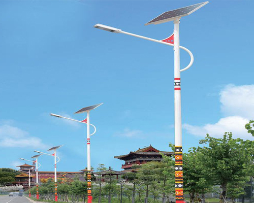 平川民族特色路灯