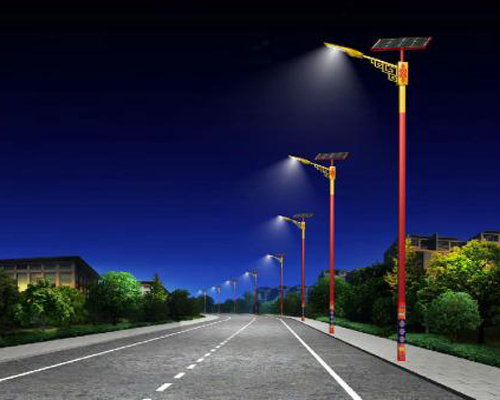 平川民族特色路灯