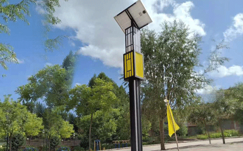 平川智慧路灯安装